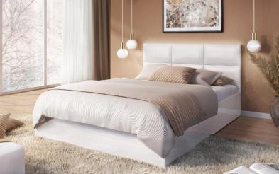 Pat dublu 140/200 Magdalena + saltea Neo Dream + mecanism Pat dublu 140/200